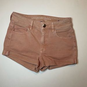 American Eagle High-rise Shortie Super Super Stretch Jean Shorts